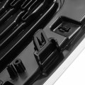 Hecasa Front Upper Grille Compatible With 2017-2019 Nissan Rogue Replacement For 623106fl0b Ni1200281 Bumper Radiator Hood