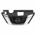 Hecasa Front Upper Grille Compatible With 2017-2019 Nissan Rogue Replacement For 623106fl0b Ni1200281 Bumper Radiator Hood
