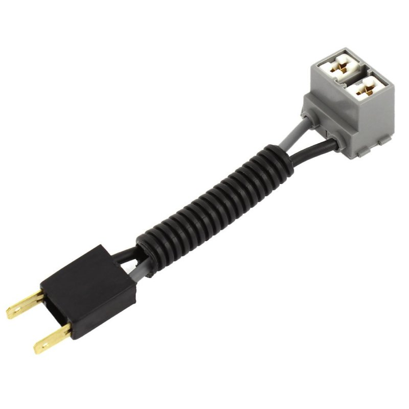 Car Auto H7 Wire Male Female Led Light Socket Adaptor Connector