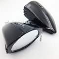 Smt-led Side Mounted Rear View Mirrors Compatible With Suzuki Honda Kawasaki Yamaha Bike Black New B00rnisgwq