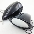 Smt-led Side Mounted Rear View Mirrors Compatible With Suzuki Honda Kawasaki Yamaha Bike Black New B00rnisgwq