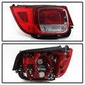 2013-2015 Chevy Malibu Limited Incandescent Model Outer Driver Side Oe-style Red Lens Body Left Tail Light Housing Lamp