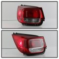 2013-2015 Chevy Malibu Limited Incandescent Model Outer Driver Side Oe-style Red Lens Body Left Tail Light Housing Lamp