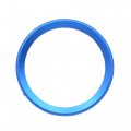 Uxcell 2pcs Car Front Rear Emblem Ring Decoration Cover Trim Hood Logo For Bmw 3 Series Blue