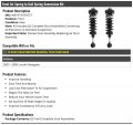 Front Air Spring To Coil Conversion Kit Compatible With 2003-2006 Lincoln Navigator
