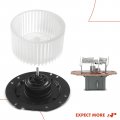 A-premium Hvac Heater Blower Motor And Resistor Assembly Compatible With Ford Vehicles Ranger 1995 1996 1997 Front Fan Cage
