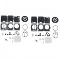 Wflnhb 2pcs Carburetor Rebuild Kit Replacement For Seadoo 951 Dual Sbni Gsx Gtx Rx Xp Lrv Ltd