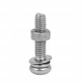 Uxcell M5 X 25mm 304 Stainless Steel Phillips Pan Head Screws Nuts W Washers 15 Sets