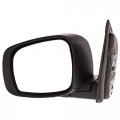 Partomotive For 08-19 Grand Caravan Rear View Mirror Manual Folding Textured Black Left Side 