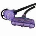 Parkworld 68840 Rv Splitter 50a To 30a 15a V Adapter Cord 14-50p Male Tt-30r 5-15r Female Tri-outlet With Lighted 1 5ft