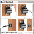 8 Pcs Cabinet Door Catch Latch Metal Magnetic Lock With Screw For Cupboard Kitchen Closet Wardrobe Black