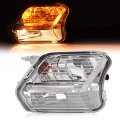 Right Fog Light For 2017 2019 Ford Escape Kuga Passenger Side Front Bumper Lamp Clear Lens Halogen Replaces Fo2521194 