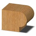 Whiteside Router Bits 1433 Half Round Bit With 3 8-inch Radius And 1-1 4-inch Cutting Length