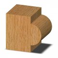 Whiteside Router Bits 1433 Half Round Bit With 3 8-inch Radius And 1-1 4-inch Cutting Length 