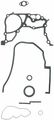 Tcs 45734 Crankshaft Front Seal Set For Toyota Camry 1987 1991 And Celica To 1989 Timing Cover Gasket 