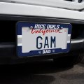 Rice University Dad License Plate Tag Frame