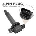 Hoypeyfiy Uf316 4 Pcs Ignition Coils Iridium Spark Plugs Replacement For Toyota Scion Xa Xb Echo Replaces 9091902265 5c1304