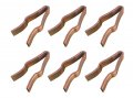 Gannon Box Shank Spring Clips K-1306 Set Of 6 