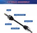 Maxfavor Cv Axle Shaft Front Left Right For 1996 1997 1998 1999 2000001 2002 Toyota 4runner Limited Sr5 1995-2004 Tacoma Base