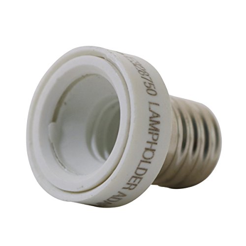 Ullisted Intermediate Screw E17 To E12 Candle Candelabra Base Adapter