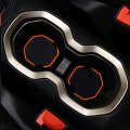 Anti-dust Door Mats For Renegade Accessories 2015 2016 2017 Cup Holder Inserts Liners Center Console 16pcs Orange Trim 