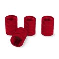The Beagles Dog Band Peace Hippie Vintage Retro Aluminum Tire Rim Wheel Valve Stem Caps Red 4 Pieces For Passenger Cars Trucks 