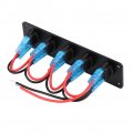 Keenso 12-24v Marine Rocker Switch Round Dash Blue Led Light Automotive Replacement Toggle Switches For Car Rv Boat Yacht