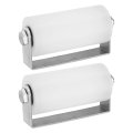 2 Pcs Slide Gate Guide Roller 4 Nylon Sliding Guider With C Post Welded Bracket Ball Bearing Side Assembly For Door 1 89 Dia 
