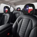 Foruidea Texas Flag Car Seat Headrest Cover Set Of 2 Pack Truck Suv Van Head Rest Protector Covers Universal Fit Cushion For
