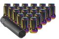 Neo-chrome Spline Drive Tuner Installation Kit 20 Lug Nuts 1 Key 12x1 25 R H Thread Pitch 