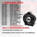 Oe Style Crystal Bumper Driving Projector Fog Light Lamps Switch Compatible With Buick Chevy Gmc Saturn Pontiac 03-18