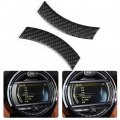 Console Navigation Frame Trim For Mini Cooper Accessories Carbon Fiber Central Sticker Countryman F54 F55 F56 F60