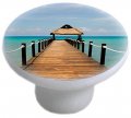 Carolina Hardware And Decor 2260 Beach Boardwalk Ceramic Cabinet Dresser Drawer Knob 