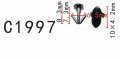 Autobahn88 Specialty Weatherstrip Clip Compatible With Honda Nissan Oem 90651t2m003 808501ka0c Pack Of 20