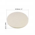 Uxcell 5 Inch Wool Felt Polishing Pad Buffing Wheel Polish Flocking Hook Loop Back For Random Orbital Sander 2pcs