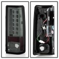 Acanii Smoked Led Tail Lights Brake Lamps Driver Passenger Side Replacement For 1985-2005 Chevy Astro Van Gmc Safari