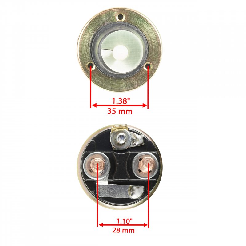 Starter Solenoid For New Holland Tractor Ls35 Ls45 Ls55 Command Delco Version 12v 3 Terminals Re406 25 25-435-06-s 25-435-05-s