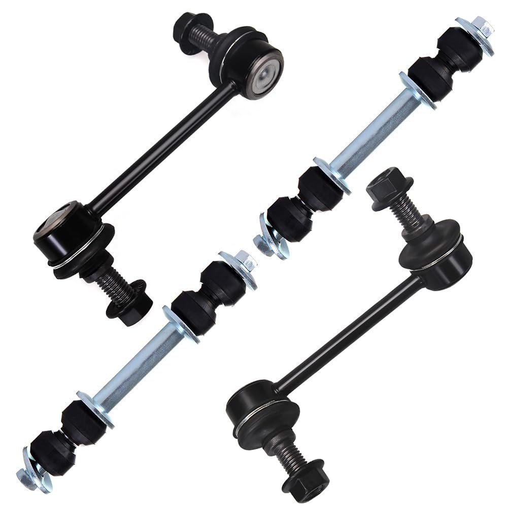 Suspension Set Of 4 Sway Bar End Link Fit 2008-2009 For Chevrolet Trailblazer Gmc Envoy