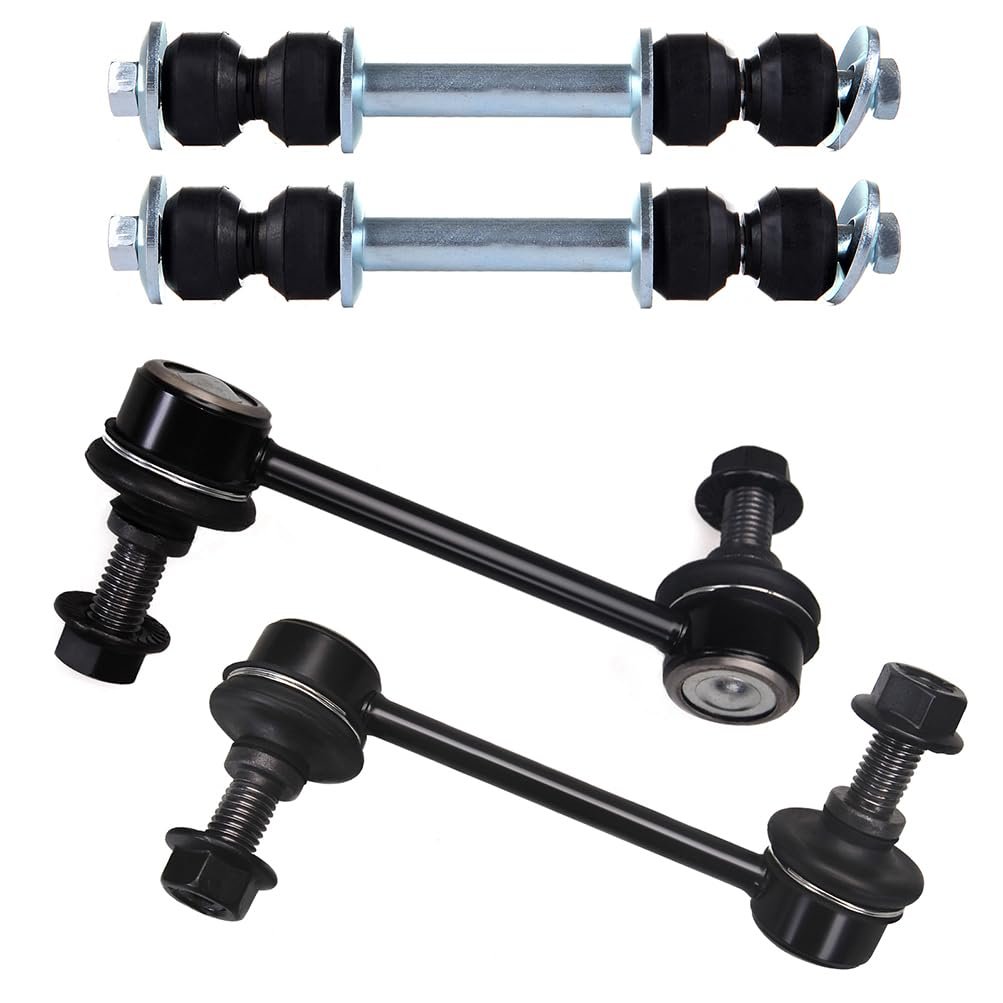 Suspension Set Of 4 Sway Bar End Link Fit 2008-2009 For Chevrolet Trailblazer Gmc Envoy