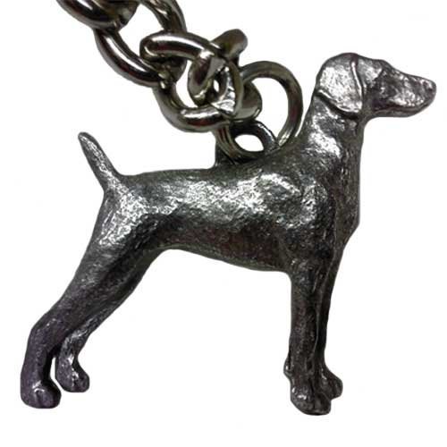 Weimaraner George Harris Pewter Keychain