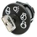 50040774 Starter Ignition Switch With Protective Umbrella Key For Bush Hog 4 Position 7 Terminal Snap In Kit Es1744 Es1844 