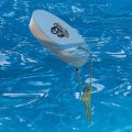 Graphics More Old Dominion University Lions Logo Floating Keychain Oval Foam Fishing Boat Buoy Key Float