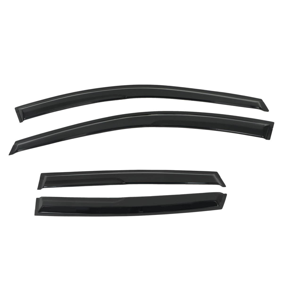 4pcs Window Visor Replacement For Cr-v 2007 2008 2009 2010 2011 Rain Guard Side Vent Deflector
