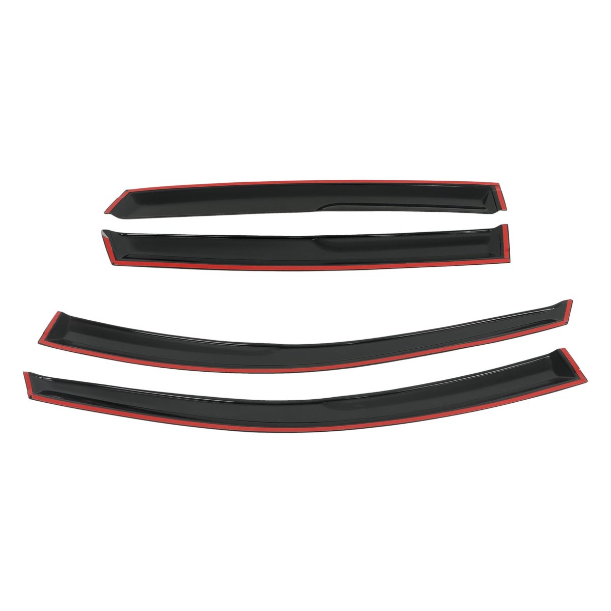 4pcs Window Visor Replacement For Cr-v 2007 2008 2009 2010 2011 Rain Guard Side Vent Deflector