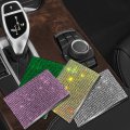 Zcargel Bling Business Card Holder Mini Slim And Portable Crystal For Etc Passing Id