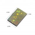 Zcargel Bling Business Card Holder Mini Slim And Portable Crystal For Etc Passing Id