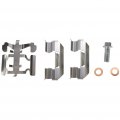 Silver Rear Passenger Brake Caliper Aintier 18b4727 For Cadillac 2000-2002 Chevrolet 1999-2005 Gmc