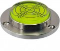 50mm Water Belt Magnet Scale I Scale High Precision Horizontal Bubble Aluminium Case Bullseye Spirit Surface Level Round 