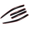 Window Visors For 2003 2007 Nissan Murano Smoke Tinted Acrylic Wind Deflectors Front And Rear Set Of 4 Pieces 