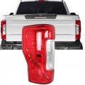Left Side Tail Light Assembly Replacement For Ford F250 F350 Superduty 2017-2019 W O Blind Spot Driver Rear Brake Lamp 